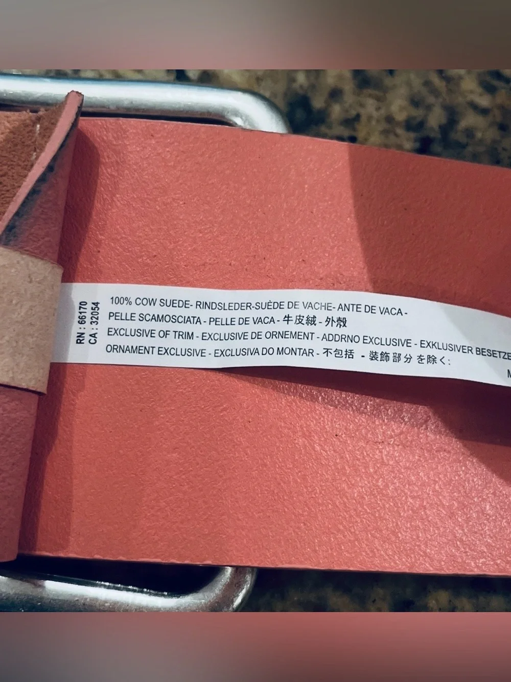 NWT Free People Suede Hex Hip Belt